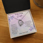 Daughter - Never Forget Love Necklace - Gift for Daughter from Dad - Mardonyx Jewelry