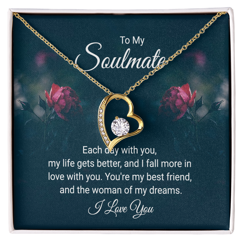 Soulmate Heart Necklace for Her