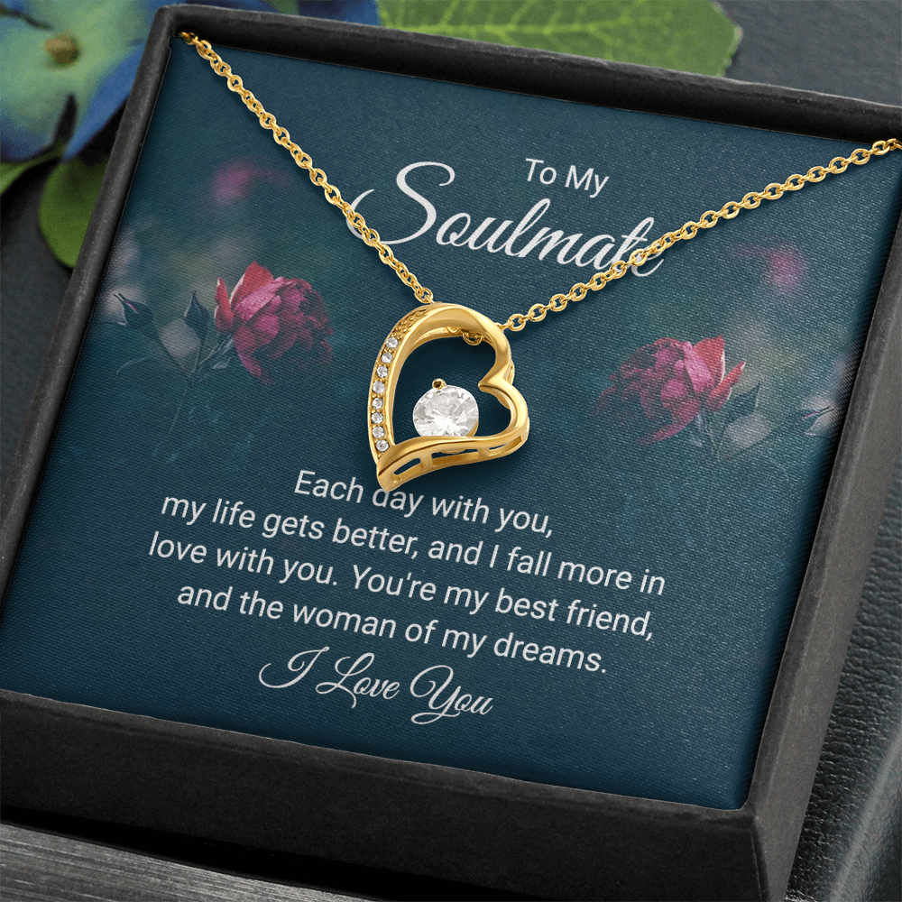 Soulmate Heart Necklace for Her