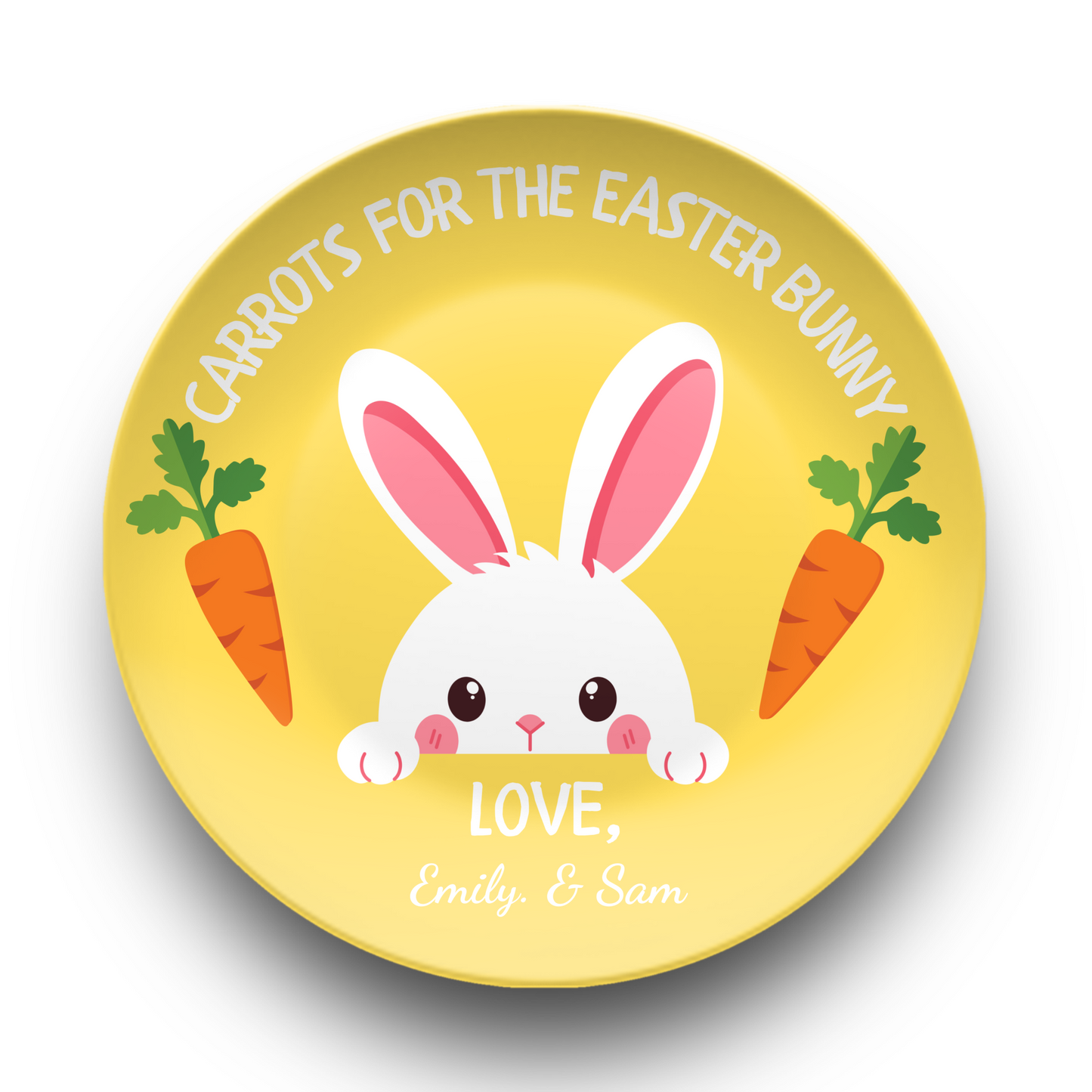 Personalized Easter Gift - Unbreakable Easter Plate - 1st Easter Gift - Personalized Easter Bunny Plate for Kids - Easter Basket - First Easter