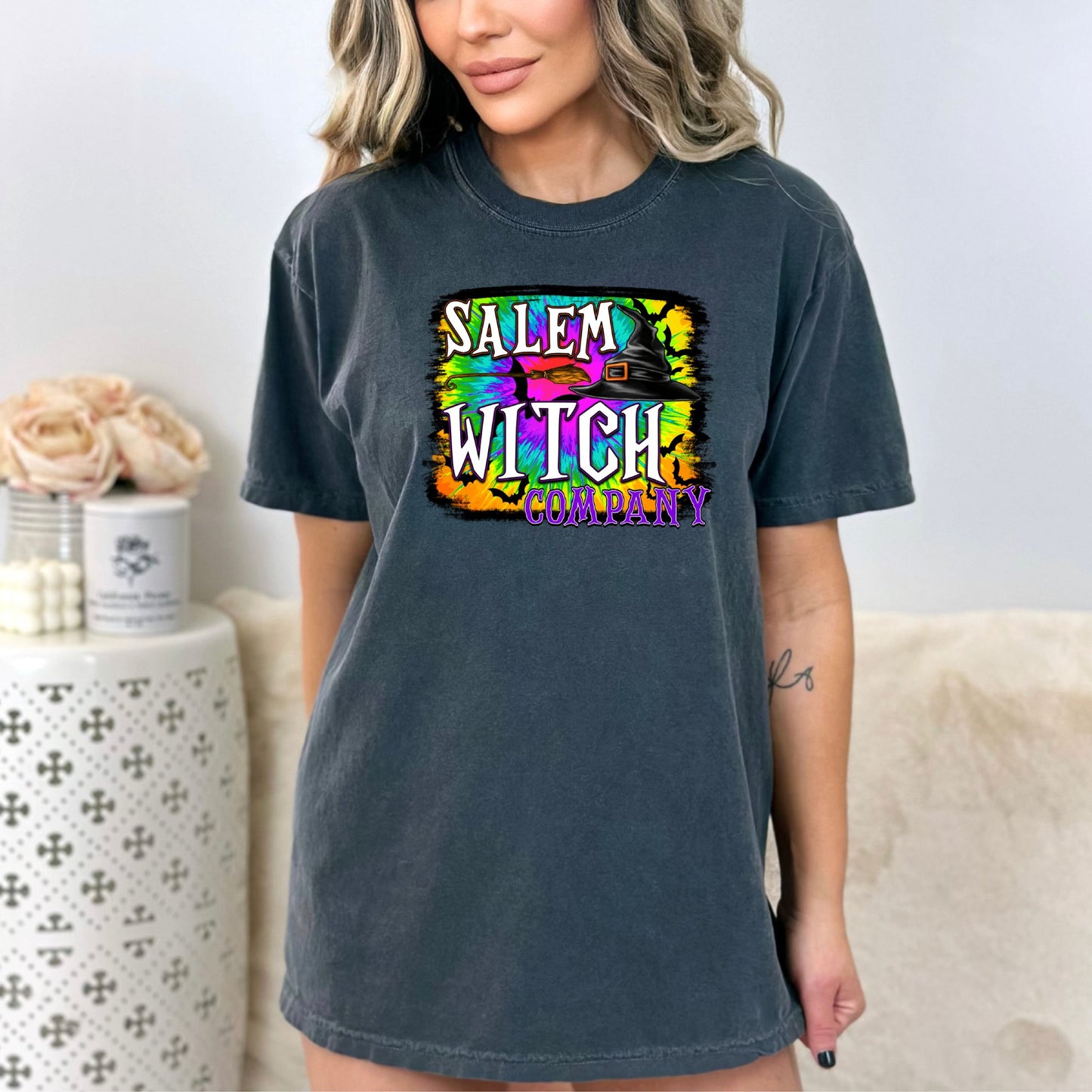 Women's Salem Witch Halloween T-Shirt