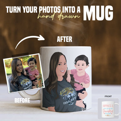 Personalized Mom and Daughter Mug