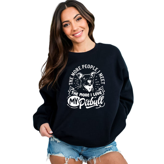 Funny Pitbull Lover Sweatshirt - Mardonyx Sweatshirt S / Black