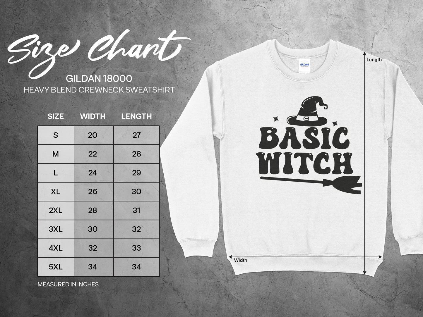 Halloween Sweatshirt for Women Basic Witch, Funny Halloween Sweater - Mardonyx Sweatshirt
