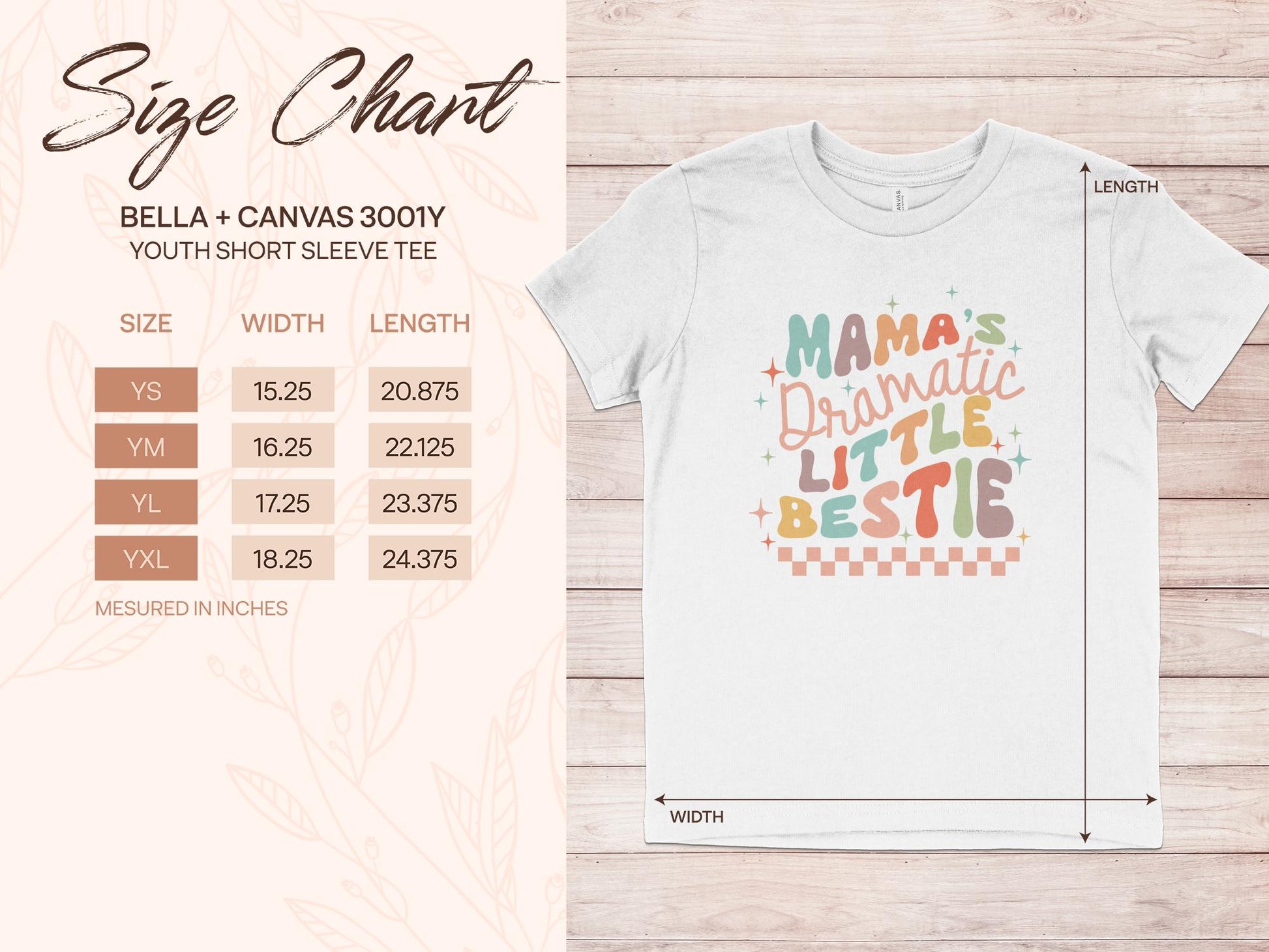 Mamas Dramatic Little Bestie T-Shirt, Mother's Day Gift, Funny Shirt Women, Mom Shirt, Mother to be Gift, New Mom shirt Women - Mardonyx T-Shirt