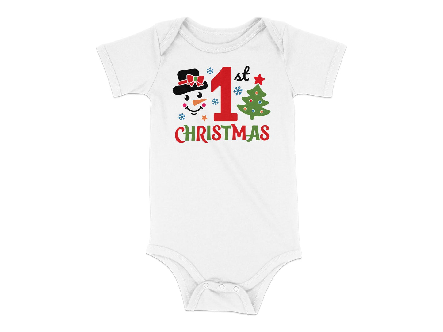 Baby's First Christmas Bodysuit - Mardonyx T-Shirt 24M / White