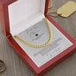 Promise Cuban Chain Necklace,Romantic Gift for Boyfriend,Appreciation Gift for Boyfriend, Cute Small Gift for Boyfriend -WM