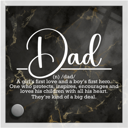 Dad Definition Father's Day Watch Gift With Message Plaque - Mardonyx