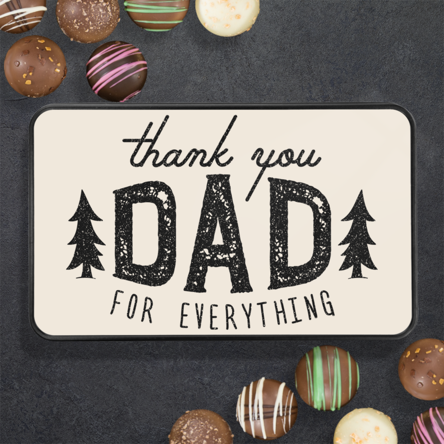 Thank You Dad for Everything Chocolate Truffle Gift Box