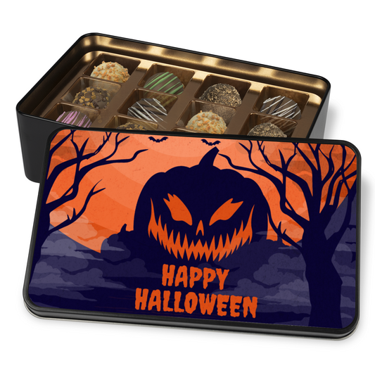 Happy Halloween Chocolate Truffles, Halloween Candy Gift - Mardonyx Candy