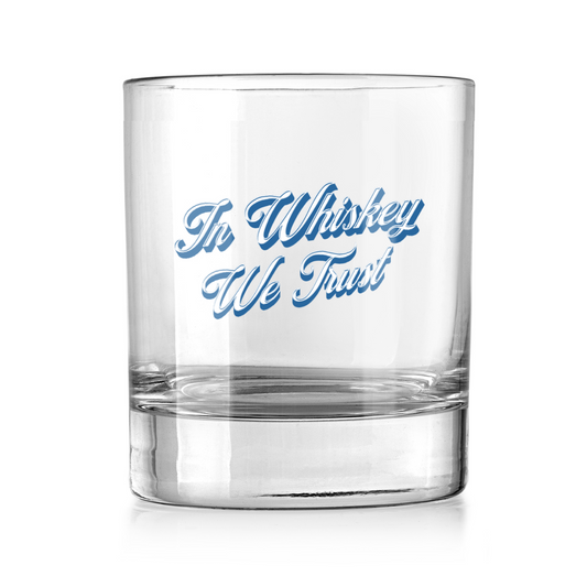Funny Whiskey Glasses for Men, In Whiskey We Trust Whiskey Tumbler - Mardonyx