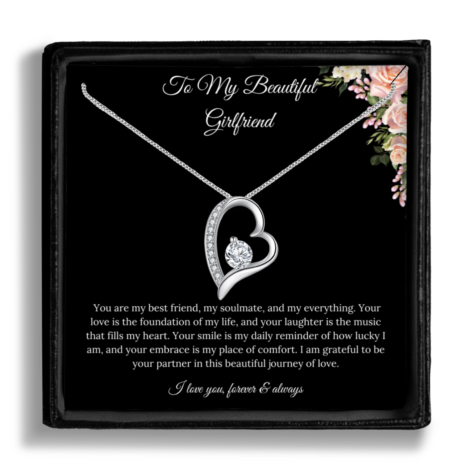 Heart Necklaces for Women Girlfriend Valentines Day Birthday Women Jewelry Gifts - Mardonyx Jewelry