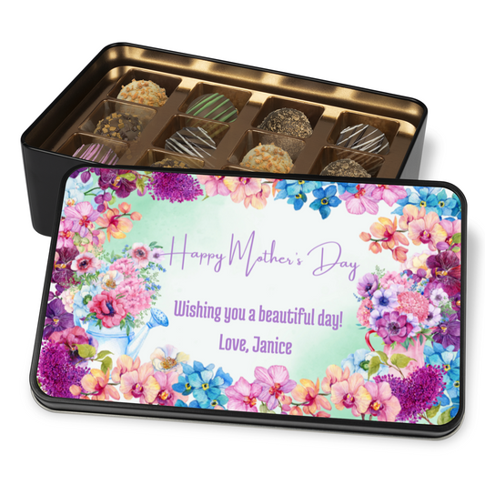 Personalized Chocolate Truffles Mother's Day Gift for Mom