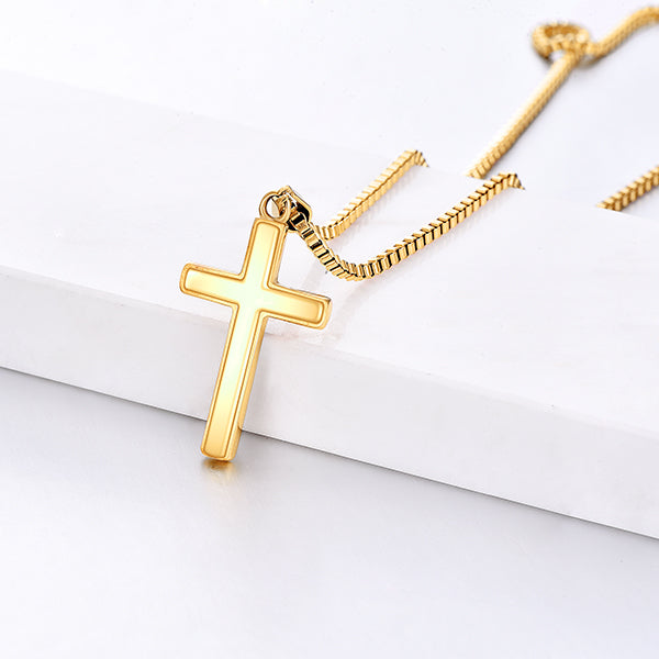 I Have Found The One My Soul Loves Gold Cross Christian Necklace - Song of Solomon