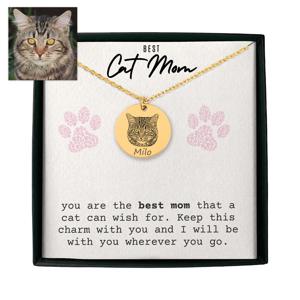 Cat Portrait Necklace