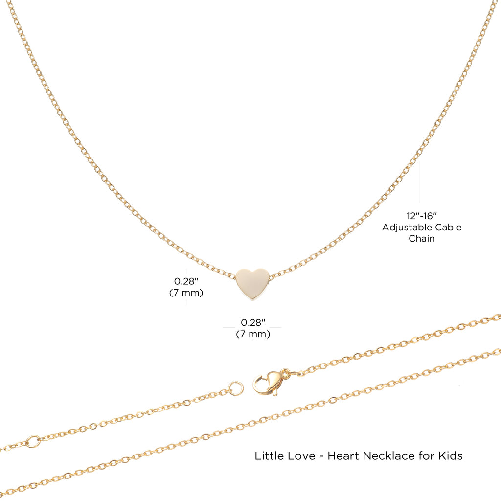 Heart Necklace Birthday Gift for Daughter from Parents - Mardonyx Jewelry