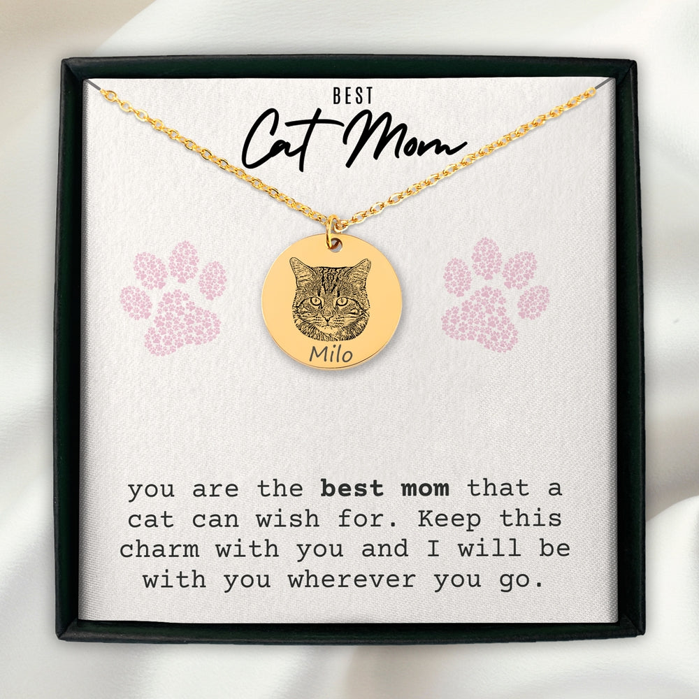 Cat Portrait Necklace