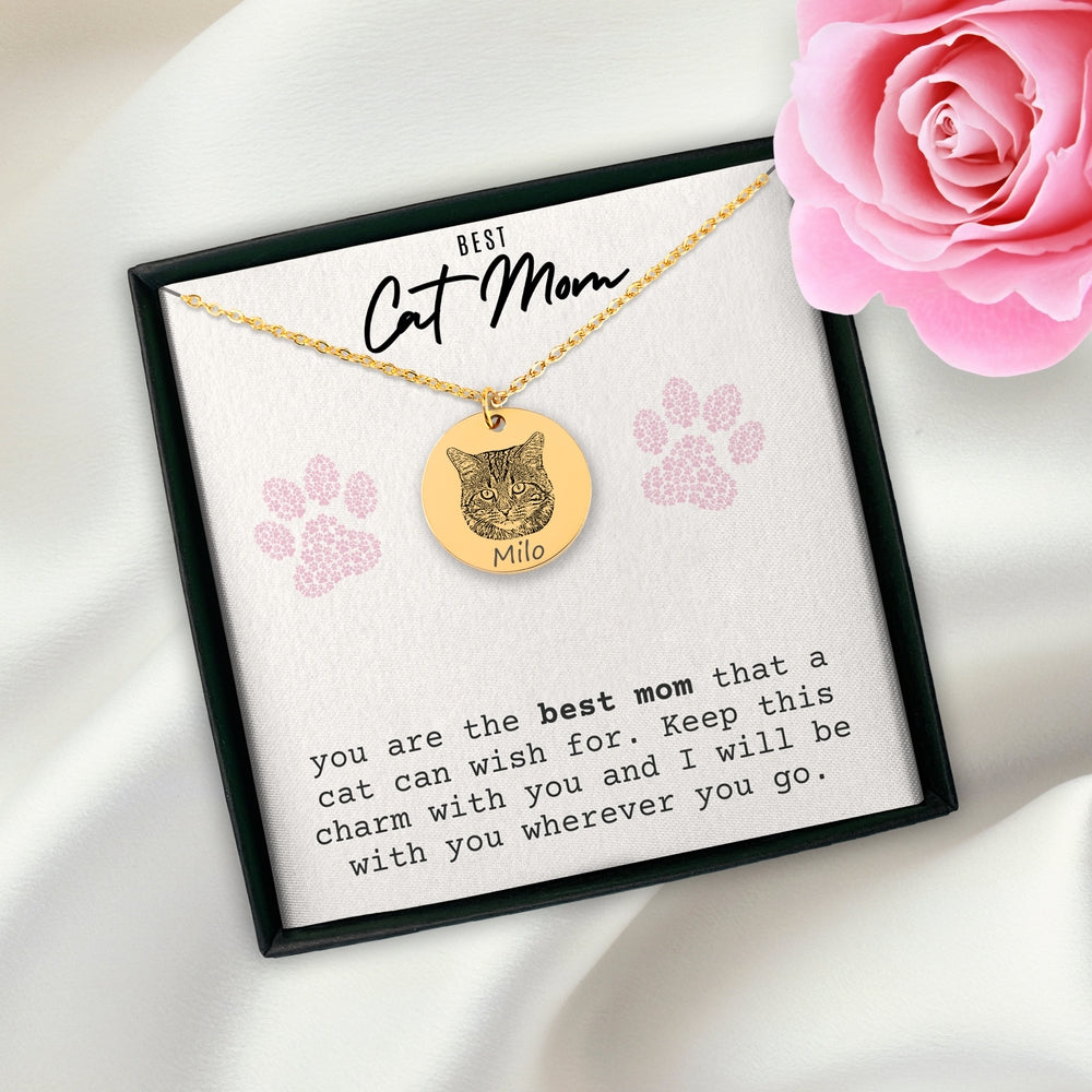 Cat Portrait Necklace