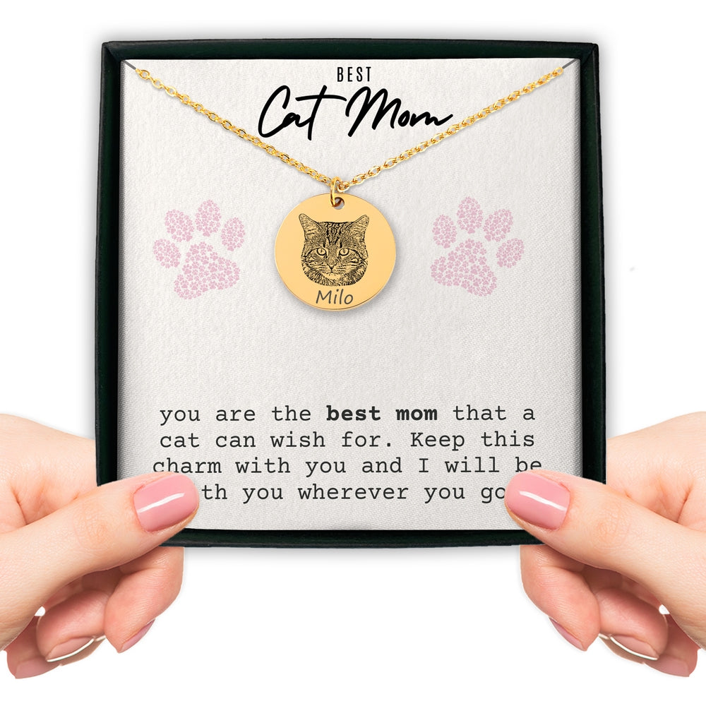 Cat Portrait Necklace
