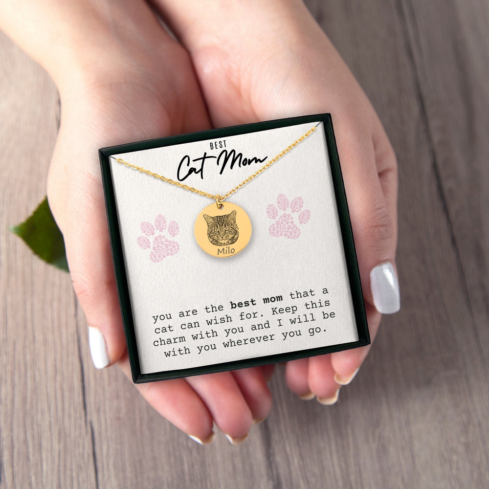 Cat Portrait Necklace