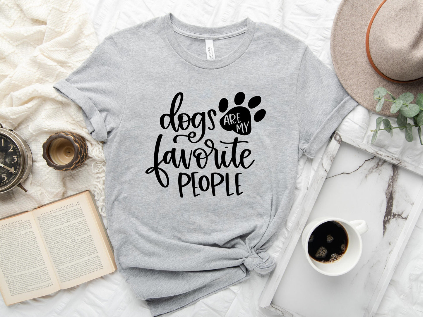 Dogs Are My Favorite People Shirt, Dog Lover Shirt, Dog Shirts, Dog Lover Gift, Dogs Are My Favorite, - Mardonyx T-Shirt Athletic Heather / S