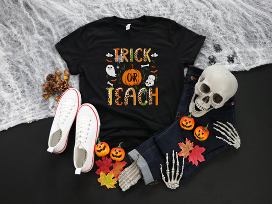 Teacher Trick or Teach Halloween T-Shirt