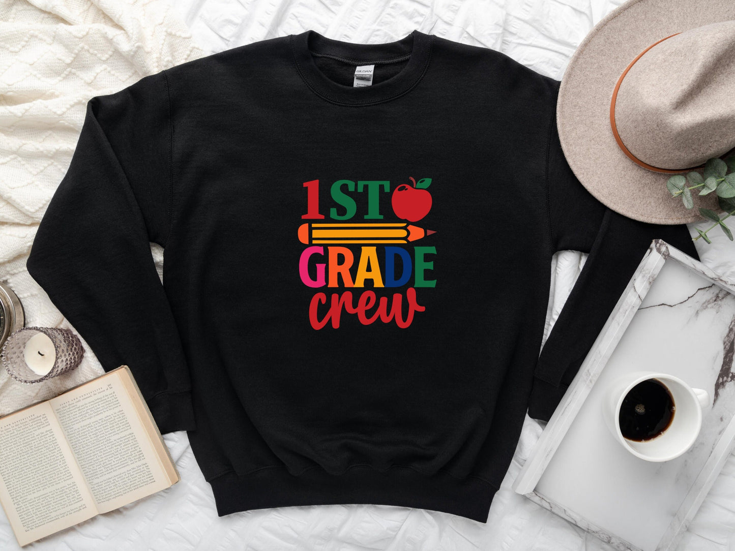 First Grade Teacher Sweatshirt, Teacher Grade Gift, 1st Grade Sweatshirt, First Grade Sweatshirt, 1st Grade Team, Teacher Squad Shirts