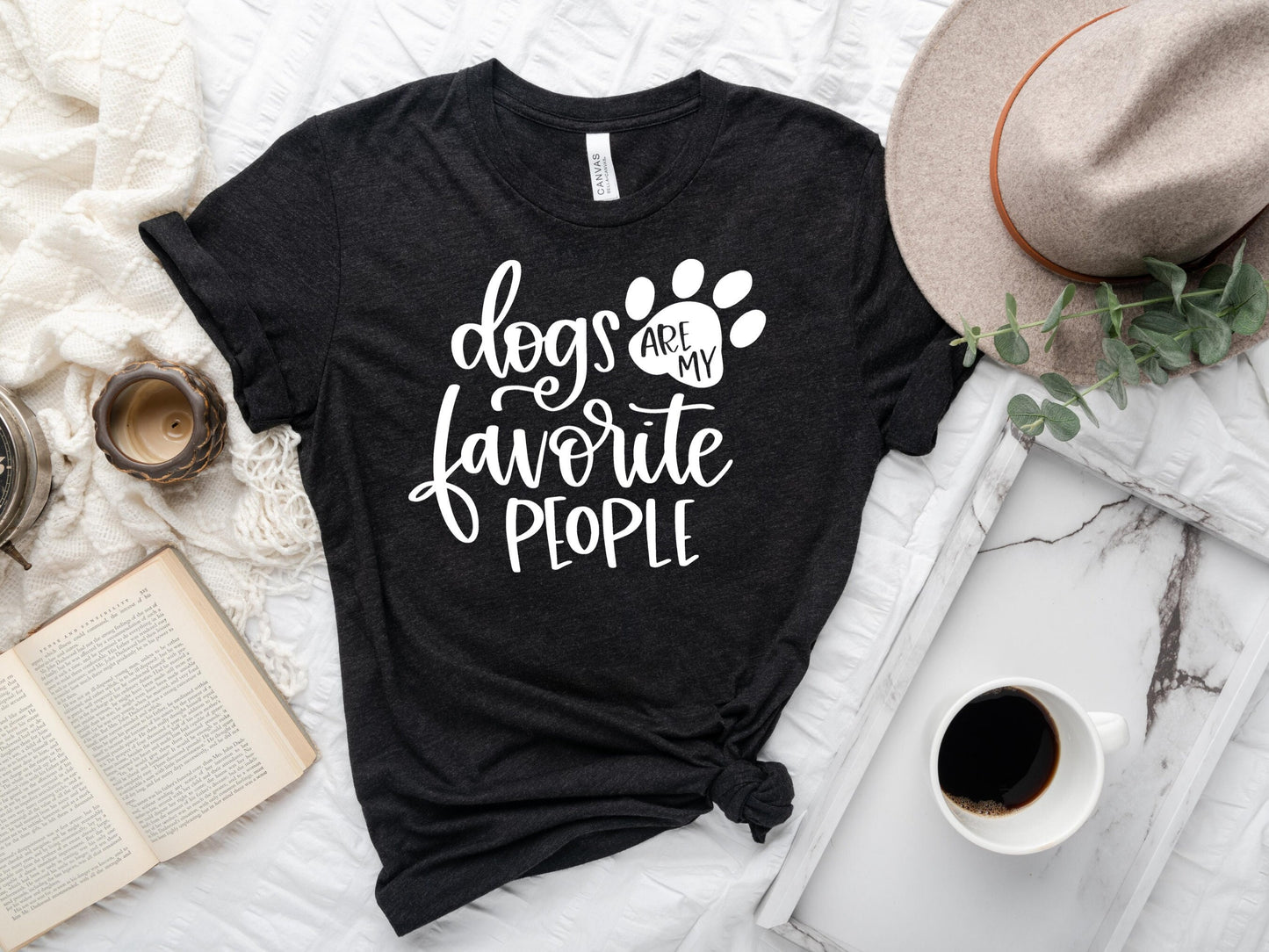 Dogs Are My Favorite People Shirt, Dog Lover Shirt, Dog Shirts, Dog Lover Gift, Dogs Are My Favorite, - Mardonyx T-Shirt Black Heather / S