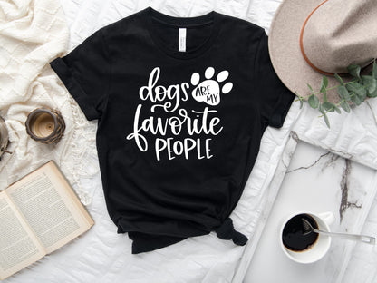 Dogs Are My Favorite People Shirt, Dog Lover Shirt, Dog Shirts, Dog Lover Gift, Dogs Are My Favorite, - Mardonyx T-Shirt Black / S