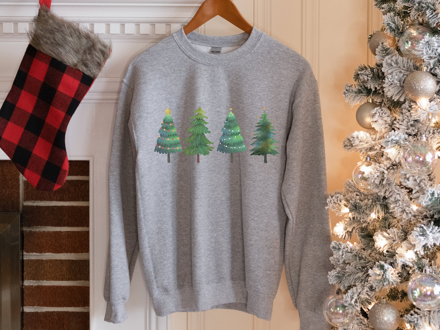 Women's Christmas Tree Sweatshirt