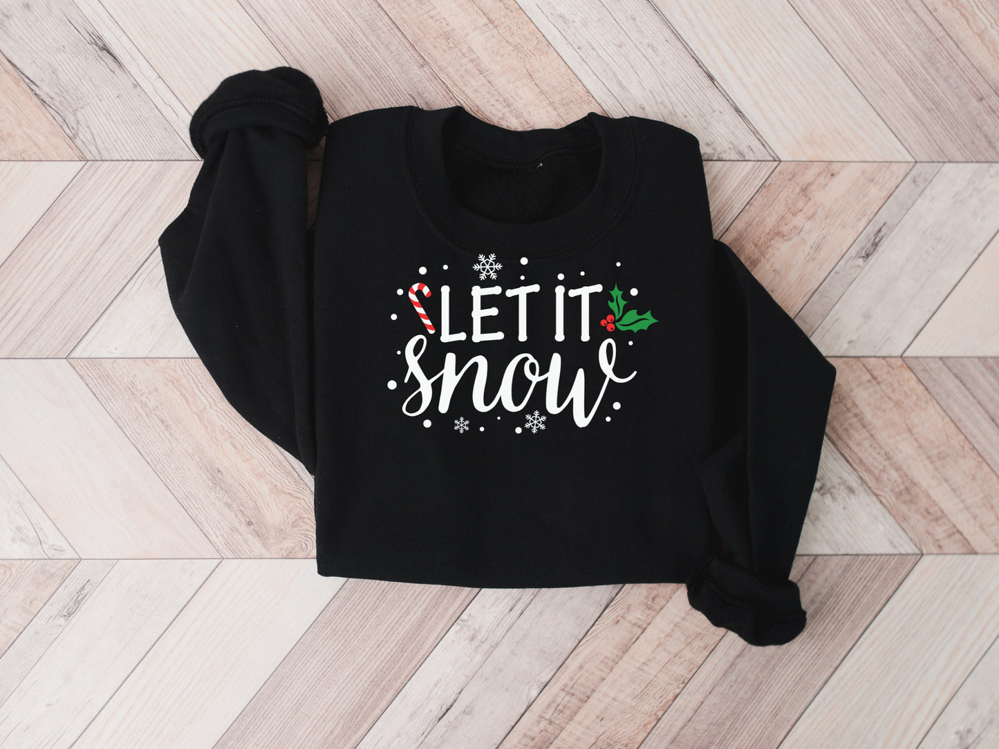 Let It Snow Sweatshirt, Christmas Shirt, Christmas Gift, Let It Snow, Christmas Sweatshirt, Christmas Outfit, Christmas Party Shirt