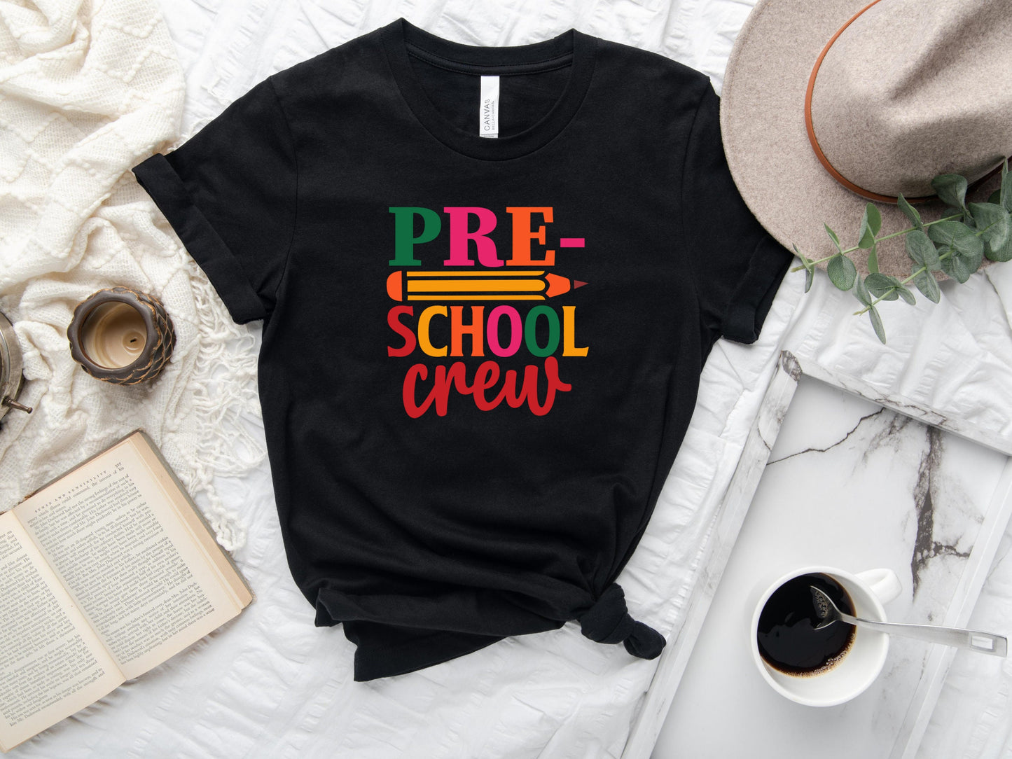 Pre-K Grade Teacher T-Shirt, Pre-School Crew