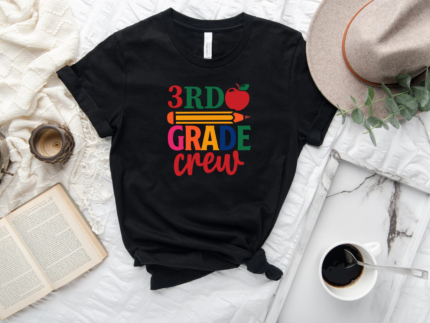 Third Grade Teacher Tshirt, Teacher Grade Gift, 3rd GradeTee, Third Grade T Shirt, 3rd Grade Team, Teacher Squad Shirts - Mardonyx T-Shirt Black Heather / S