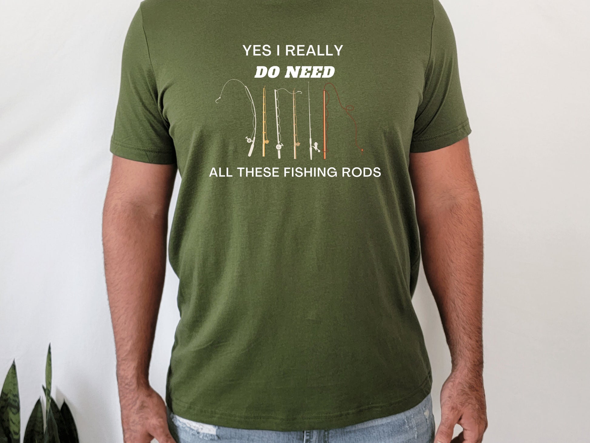 Fishing Gifts for Men, Fishing Rod Lover T-Shirt, Fishing Shirt Fishing Rod Collector, Funny Fishing Shirt - Mardonyx T-Shirt Olive / S