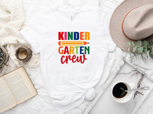 Kindergarten Teacher T-Shirt, Kindergarten Crew