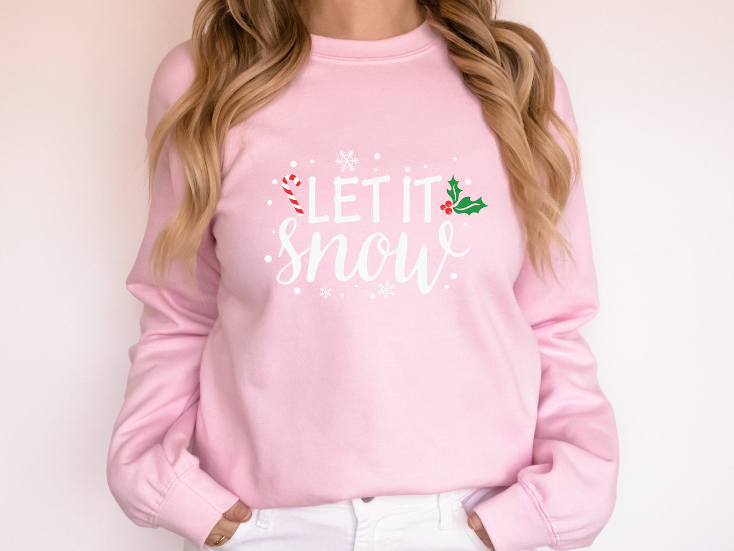 Let It Snow Sweatshirt, Christmas Shirt, Christmas Gift, Let It Snow, Christmas Sweatshirt, Christmas Outfit, Christmas Party Shirt