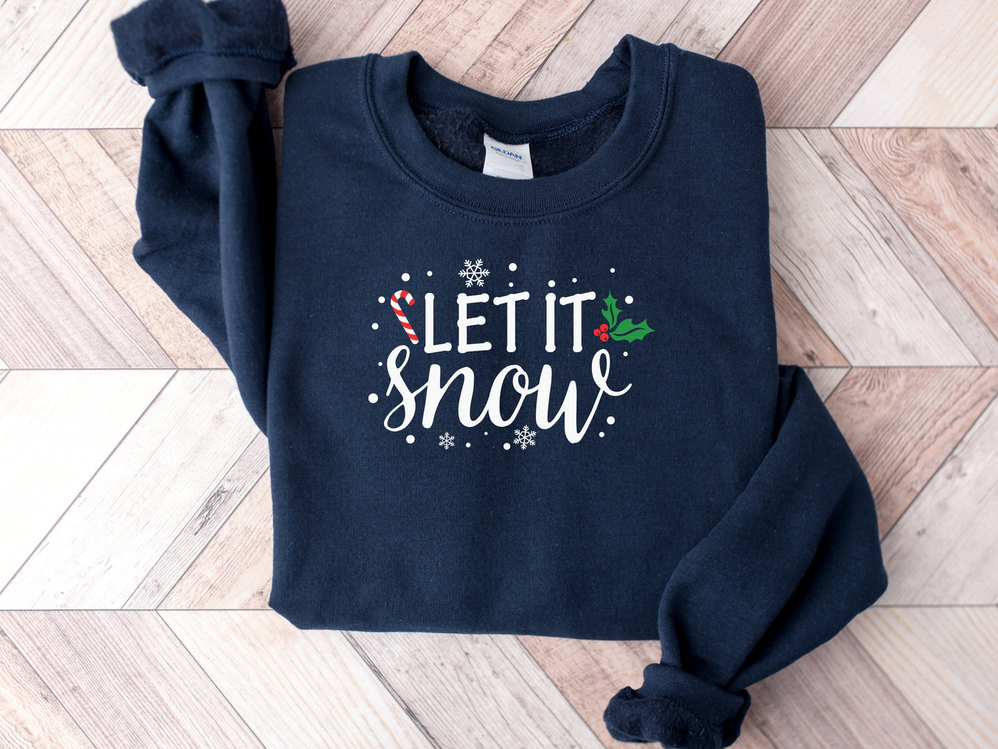 Let It Snow Sweatshirt, Christmas Shirt, Christmas Gift, Let It Snow, Christmas Sweatshirt, Christmas Outfit, Christmas Party Shirt