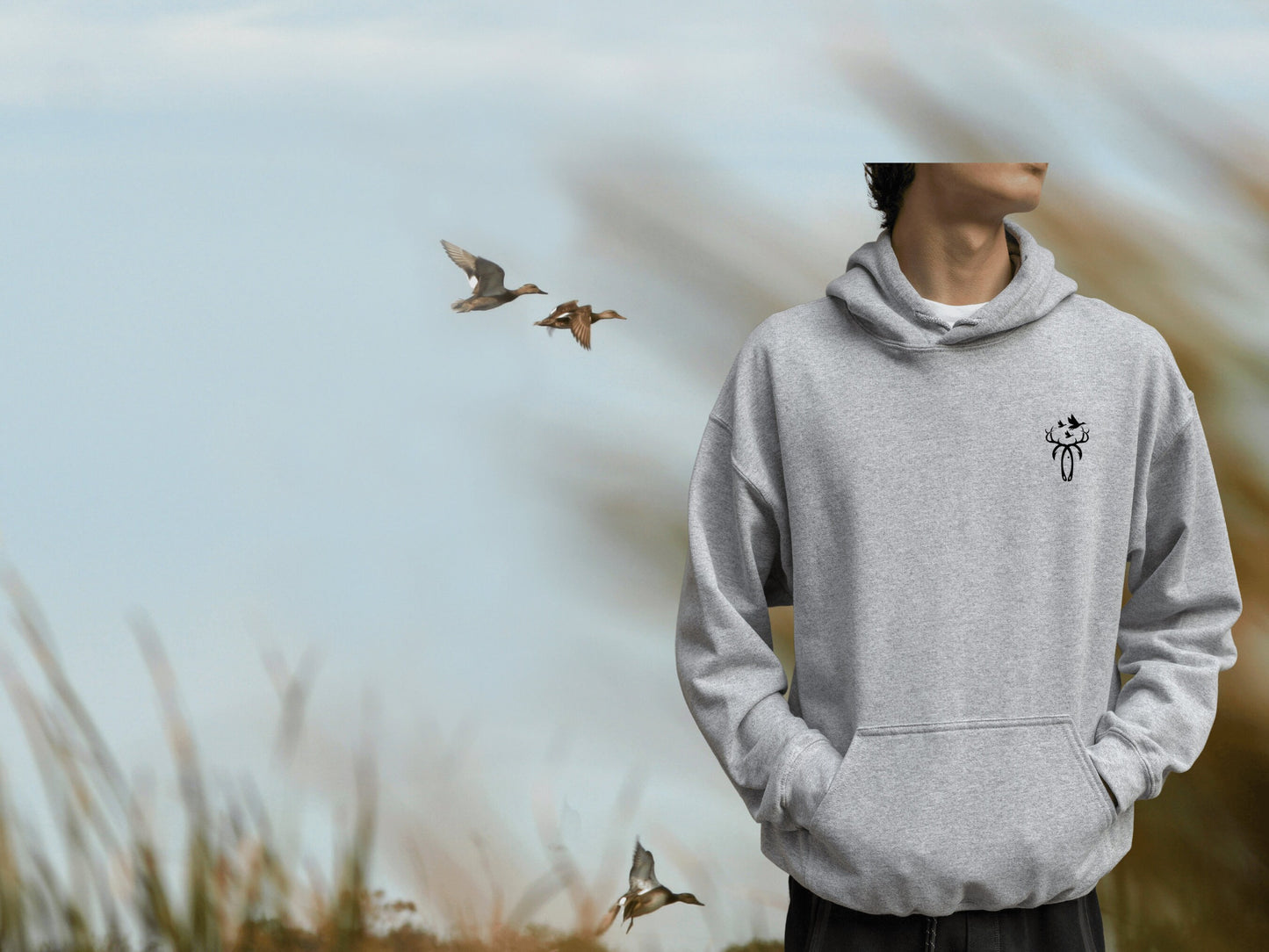 Hunting and Fishing Flag Sweatshirt