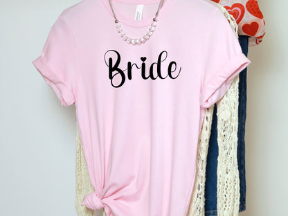 Bride Shirt, Bride to Be Shirt, Bride T-Shirt, T Shirt Bride, Bride Gift Ideas, Bridal Party Ideas, Bachelorette Party Shirt, Bride Tee - Mardonyx T-Shirt Light Blue / S