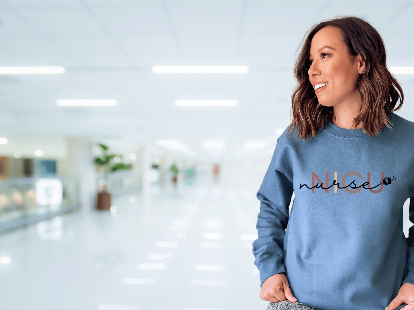 Nurse Sweatshirt, NICU Nurse Crewneck Sweatshirt for Neonatal ICU Shirt, nicu Nurse Sweatshirt,Nurse Sweater,Nurse Gift, Nurse Appreciation