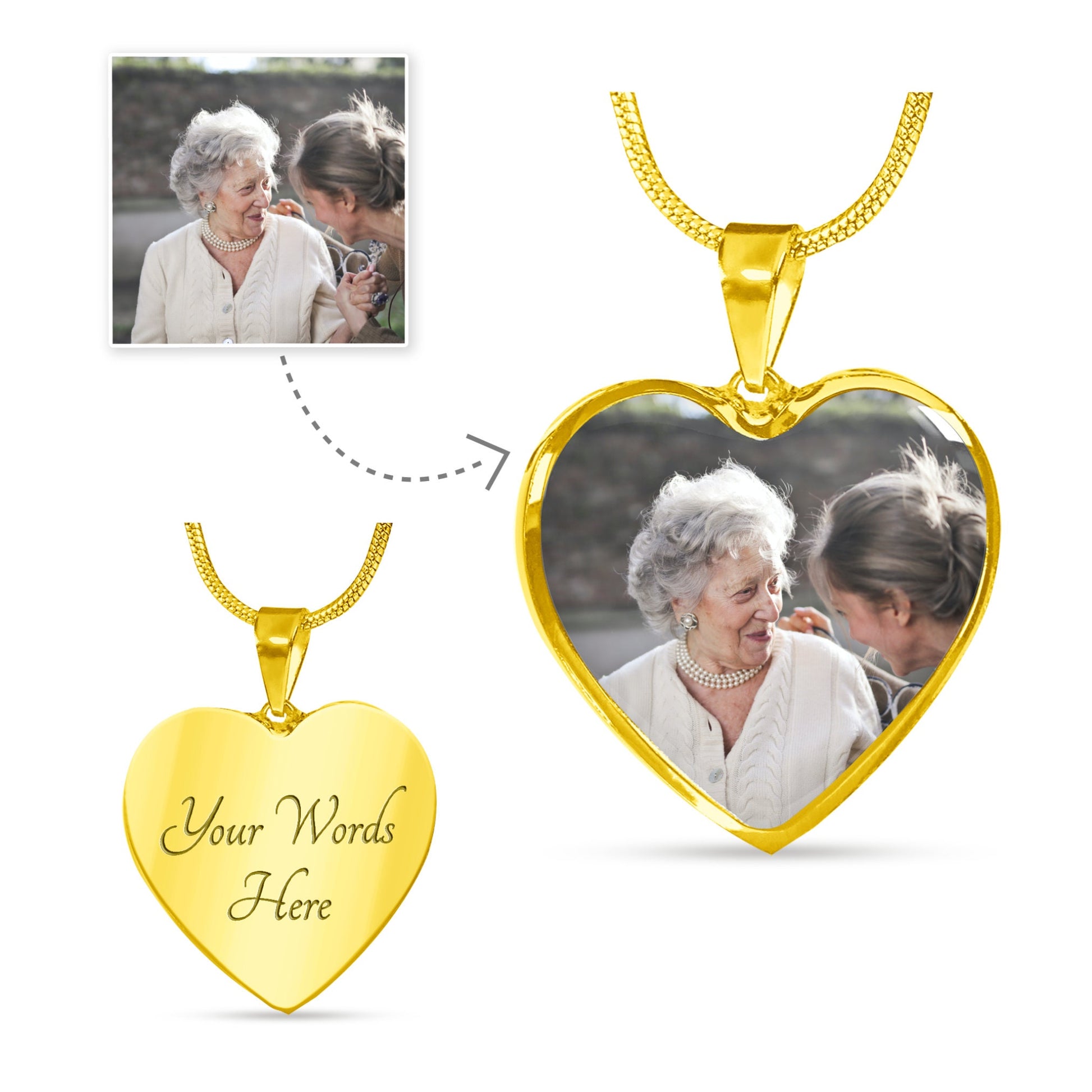 Loss of Loved One Necklace, Loss of Father Mother Gift, Memorial Gift, Remembrance Bereavement Gift, Sympathy Necklace - Mardonyx Jewelry