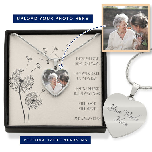 Loss of Loved One Necklace, Loss of Father Mother Gift, Memorial Gift, Remembrance Bereavement Gift, Sympathy Necklace - Mardonyx Jewelry