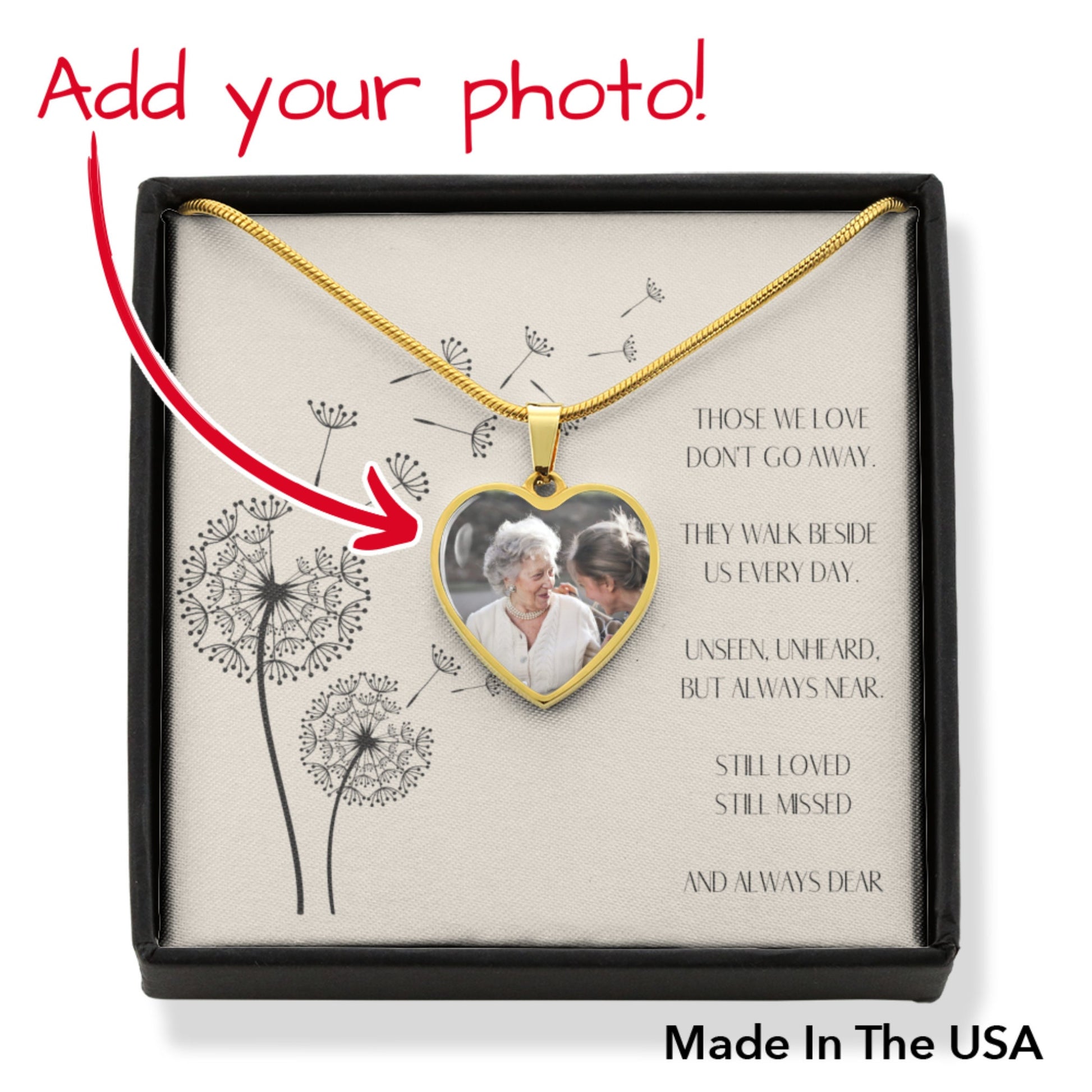 Loss of Loved One Necklace, Loss of Father Mother Gift, Memorial Gift, Remembrance Bereavement Gift, Sympathy Necklace - Mardonyx Jewelry