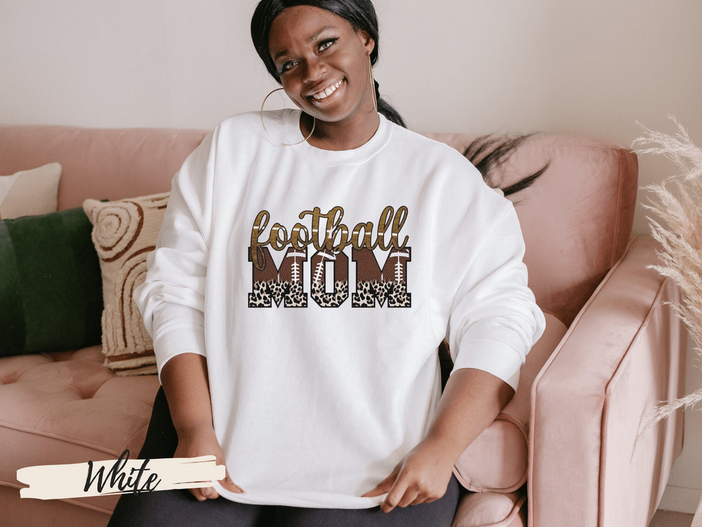 Mom Football Shirt, Mom Football Sweatshirt,Football Mom Crewneck, Sweatshirt for Mom, Football Shirt Mom T Shirt
