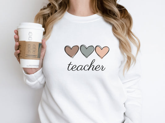 Boho Heart Teacher Sweatshirt - Mardonyx Sweatshirt