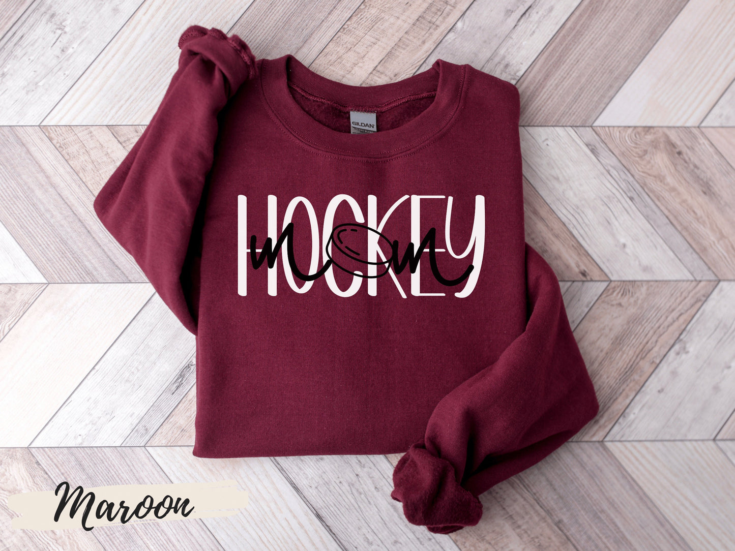 Hockey Mom Crewneck Sweatshirt for Mom Hockey Shirt Mom T Shirt for Women Hockey Mom Tshirt Mothers Day Gift for Hockey Mom Shirt