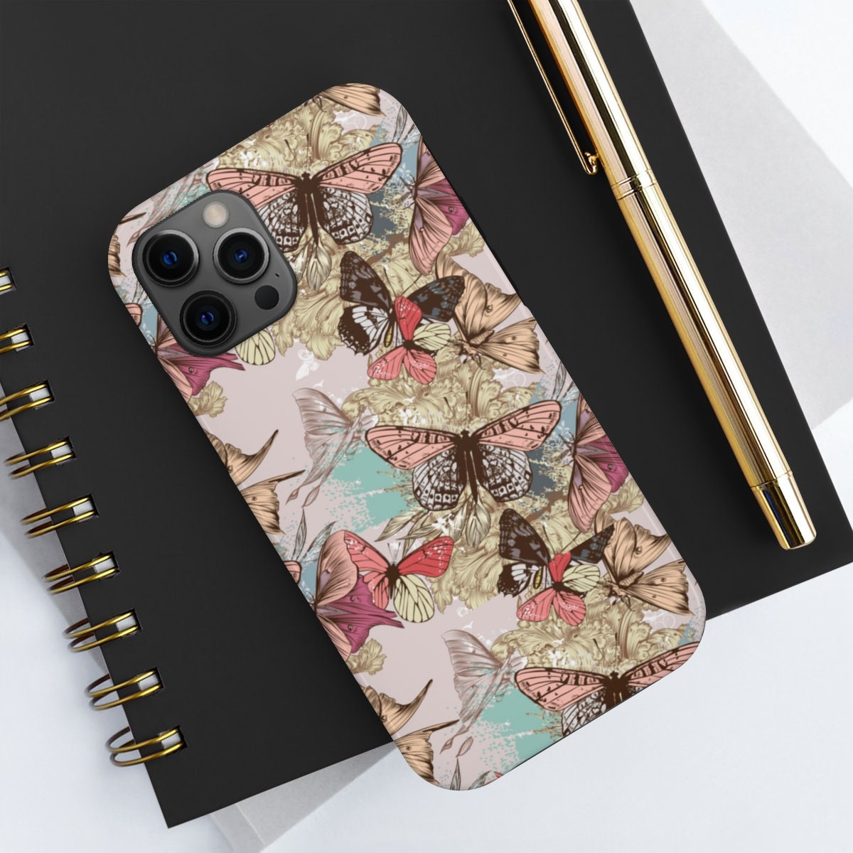Aesthetic Phone Case, Vintage Aesthetic Butterfly Phone Case, Cottagecore Phone Case, iPhone Case, Samsung Phone Case, Butterfly Phone Case - Mardonyx