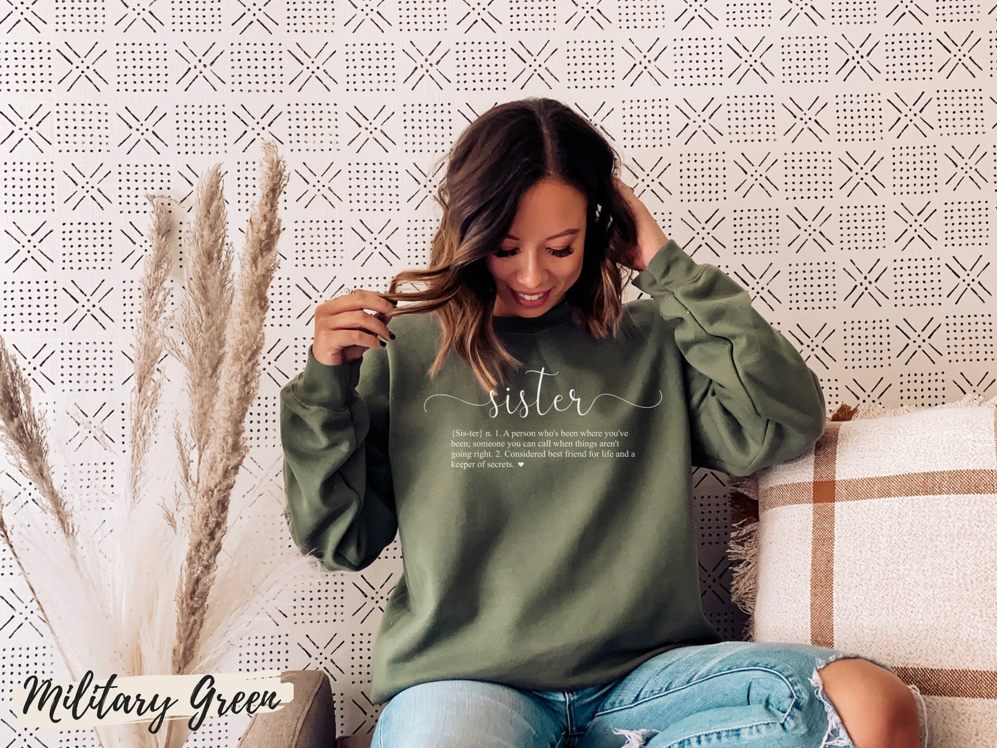Gift for Sister from Sister, Sister Definition Sweatshirt, Best friend Sister Sweatshirt, Sister Gift,Birthday Gift for Sister