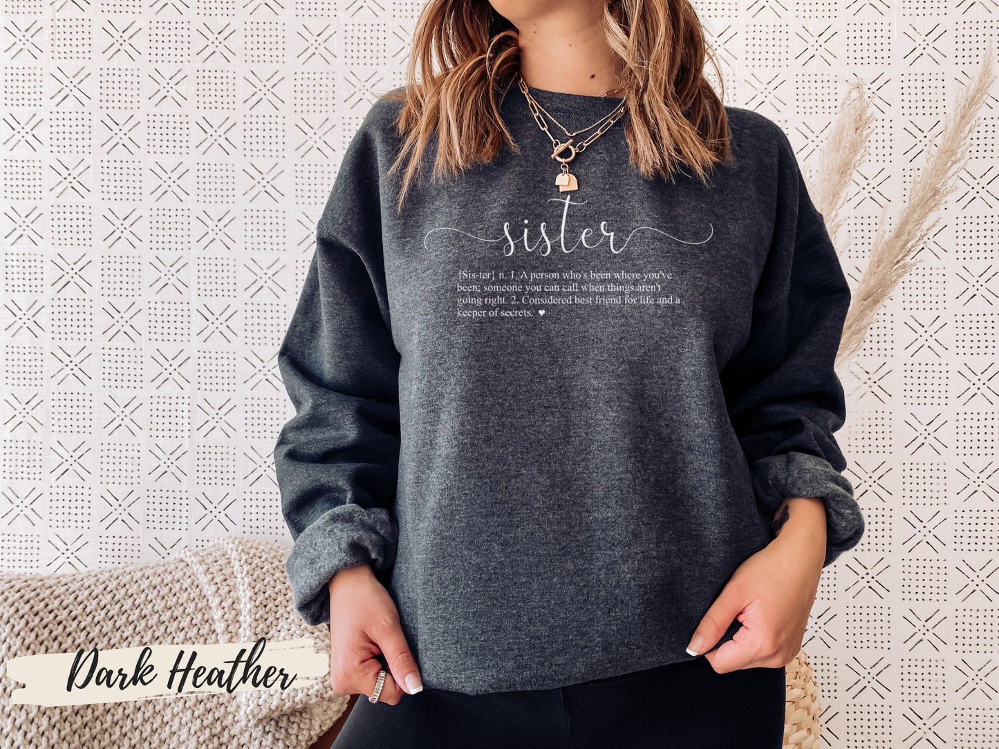Gift for Sister from Sister, Sister Definition Sweatshirt, Best friend Sister Sweatshirt, Sister Gift,Birthday Gift for Sister