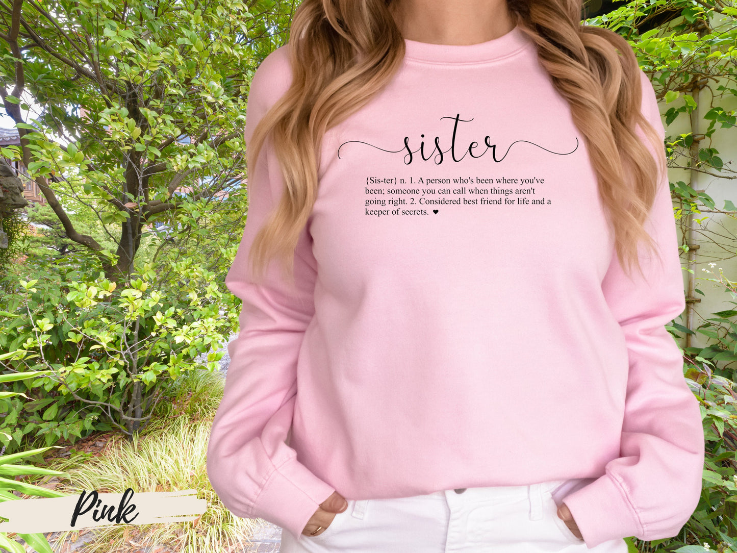 Gift for Sister from Sister, Sister Definition Sweatshirt, Best friend Sister Sweatshirt, Sister Gift,Birthday Gift for Sister